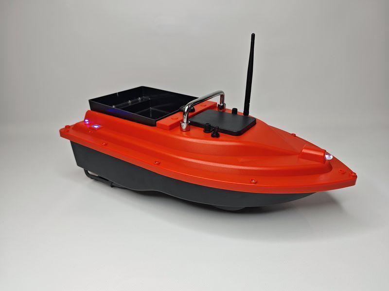 Карповый кораблик для прикорма Flytec D16 с GPS 16 точек 5200mAh однобоксовый красный 107019107 фото