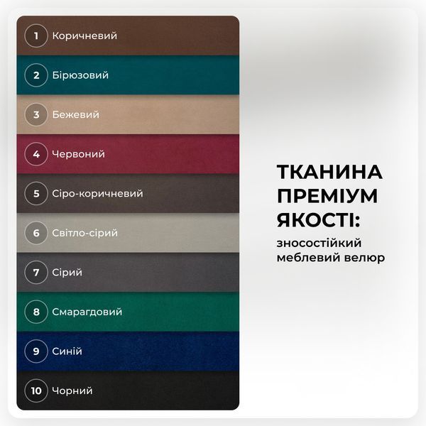 Пуф-трансформер 5в1 Остін-1 зі столиком велюр коричневий/ріголетто темний 1-1-9005 4060040110059 фото