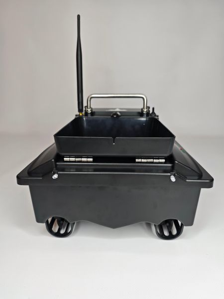 Короповий кораблик для прикорму Flytec v050 36000mAh однобоксовий чорний 118596745 фото