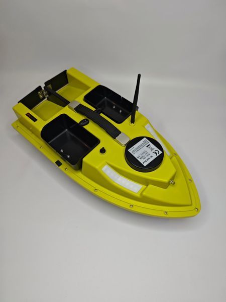 Кораблик карповый для прикорма GPS-99 точок 500м D19 LED 36000mAh желтый 107288216 фото