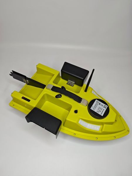 Кораблик карповый для прикорма GPS-99 точок 500м D19 LED 36000mAh желтый 107288216 фото
