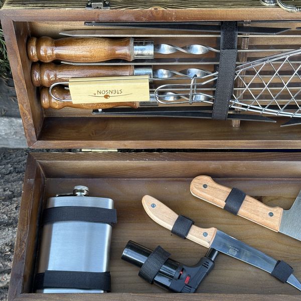 Подарунковий набір Mzavod Майстер BBQ світла текстура 1190210000859 фото