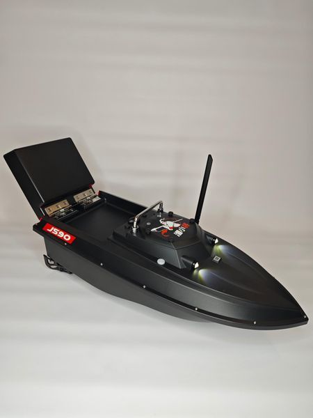 Карповий кораблик для рибалки JS90 з GPS на 99 точок 20000mAh чорний 1151025711 фото