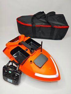 Кораблик короповий для прикорму Flytec V020 GPS 40 точок 5200mAh Помаранчевий 118596481 фото