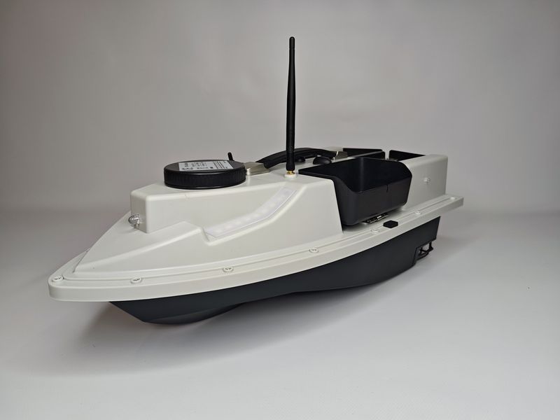 Кораблик короповий для підгодовування GPS-99 точок 500м D19 LED 5200mAh сірий 107222387 фото